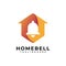 home bell colorful logo