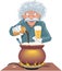 Home Brewer Cartoon Vector Illustration