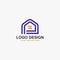 Home builder logo design vector