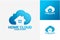 Home Cloud Logo Template Design