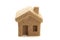 Home concept sand house conceptual business icon on white,  idea