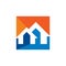 Home Construction Property Modern Logo Design Vector Graphic.