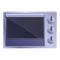 Home convection oven icon, cartoon style