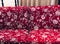 Home decor and interior design, sofa with floral fabric pattern in living room, upholstery