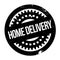 Home Delivery rubber stamp