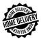 Home Delivery rubber stamp