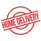 Home Delivery rubber stamp