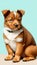 Home dog pet dog material dog animal photo illustration