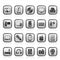 Home electronics and personal multimedia devices icons