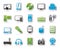 Home electronics and personal multimedia devices icons