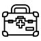 Home family first aid icon, outline style