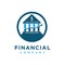 Home financial logo design template