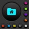 Home folder dark push buttons with color icons