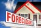 Home foreclosure sign