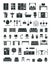 Home furniture vector icons