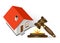 Home and gavel real estate