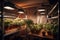 home-grow setup with industrial lighting and ventilation system to provide perfect growing conditions