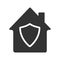 Home guard glyph icon