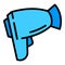 Home hair dryer icon, outline style