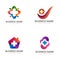 Home healthcare logo and icon design