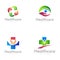 Home healthcare logo and icon design