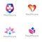 Home healthcare logo and icon design