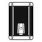 Home heater boiler icon, simple style