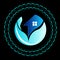 Home, House Circle home plant logo, plant nature symbol icon, circle home plant logo-01