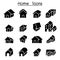 Home, House, Residential ,Apartment icon set