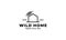 Home or house secure wildlife logo design
