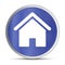 Home icon prime blue round button vector illustration design silver frame push button