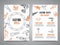 Home improvement construction tools hand drawn brochure. Bussiness banner, advert