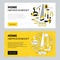 Home improvement corporate web banner template. House construction website layout. Renovation background for professional