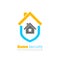 Home insurance vector logo