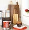 Home Interior Kitchen Christmas Coffee Baking Cutting Boards