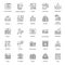 Home Interior Line Icons Pack