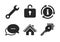 Home key icon. Wrench service tool symbol. Vector