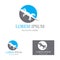 home lizard logo design, with vector logo design. type of lizard or gecko logo