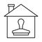 Home, loan approved Vector icon which can easily modify
