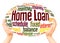 Home Loan word cloud hand sphere concept