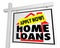 Home Loans Mortgage Apply Now House For Sale Sign 3d Illustration