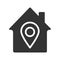 Home location glyph icon