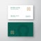 Home Lock Real Estate Abstract Elegant Vector Logo and Business Card Template. Premium Stationary Realistic Mock Up