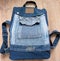 Home made bag of recycled jeans