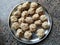 Home Made Coconut and Jaggery Sweet Balls in a Plate