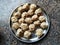 Home Made Coconut and Jaggery Sweet Balls in a Plate