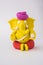 Home made Lord Ganesha Idol using Play dough