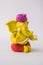 Home made Lord Ganesha Idol using Play dough