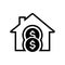 Home Money Investment Icon