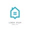 Home outline logo - realty and real estate